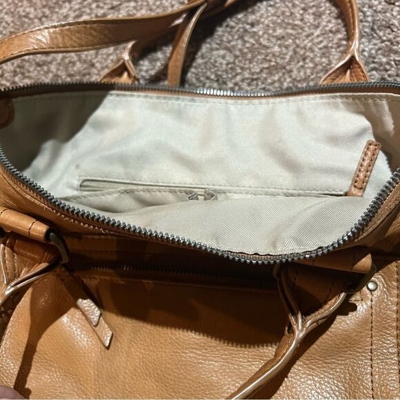 American Leather Co Jamestown light brown leather tote - Picture 9 of 16